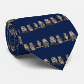 Great Grey Owl Stropdas (Opgerold)