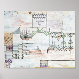 Great Hall for Singers : Paul Klee 1930 Poster