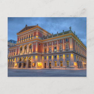Great Hall of Wiener Musikverein, Wenen, Oostenrij Briefkaart