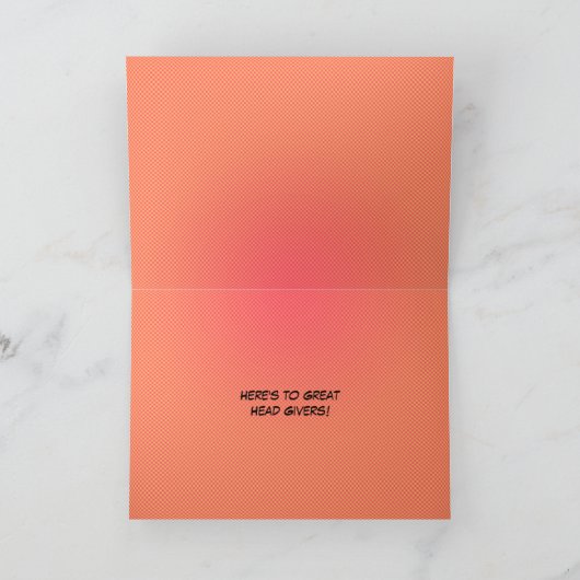 Great Head [custom greeting card] Kaart (Binnen)