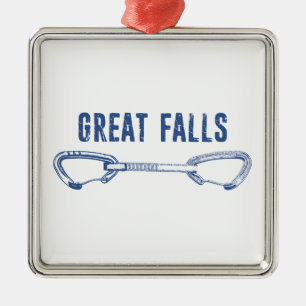 Great Herfsten Virginia Rock Climate Quickdraw Metalen Ornament