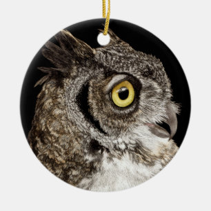 Great Horned Owl Ornament - "Bella"