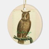 Great Horned Owl Thunder_Cove Keramisch Ornament (Links)