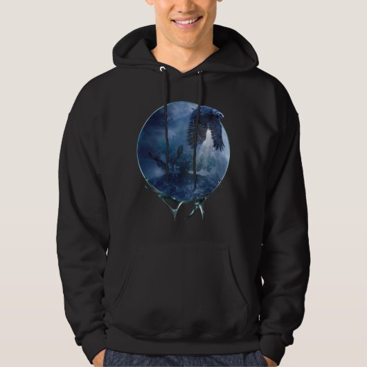 Great Horned Owls MIDNIGHT RAIDERS Hoodie (Voorkant)
