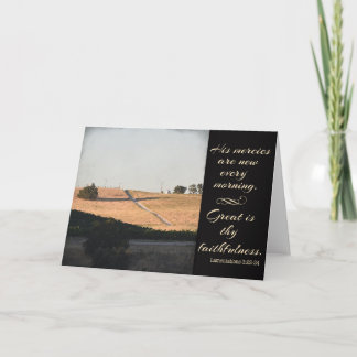 Great is Thy Faithfulness Greeting Card Kaart