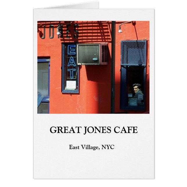 GREAT JONES CAFE (Voorkant)