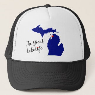 Great Lake Michigan Trucker Hat Pet