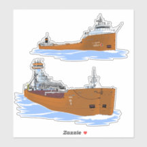 Great Lakes barge Pathfinder geschiedenis set