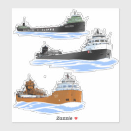 Great Lakes Freighter Kaye E. Barker geschiedenis  Sticker