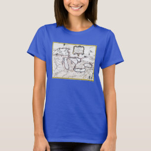 Great Lakes Map, 1755 T-shirt