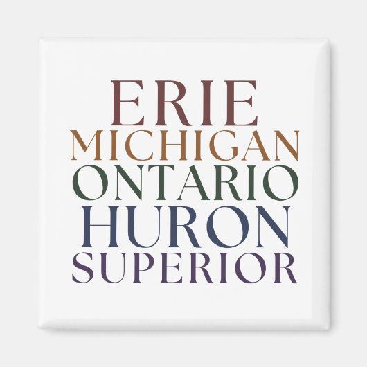 Great Lakes State Magnet Stocking Stuffer (Devant)