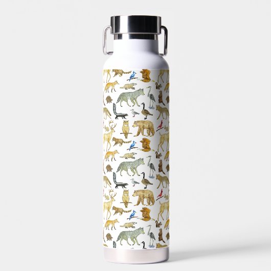 Great Lakes Wildlife Water Bottle Waterfles (Voorkant)