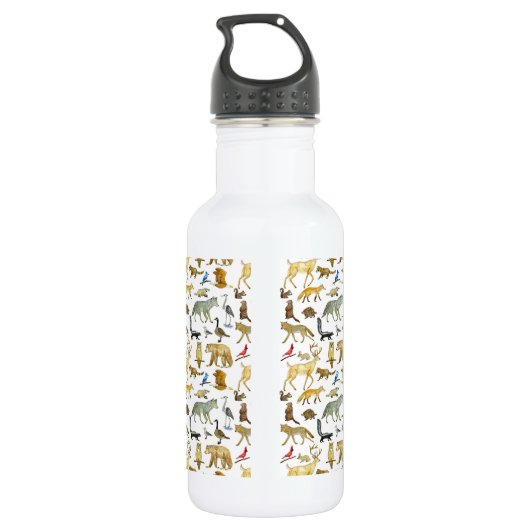 Great Lakes Wildlife Water Bottle Waterfles (Achterkant)