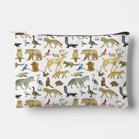 Great Lakes Wildlife Zipper Pouch Etui (Voorkant)