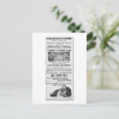 Great London Circus Advertisement Briefkaart (Staand voorkant)