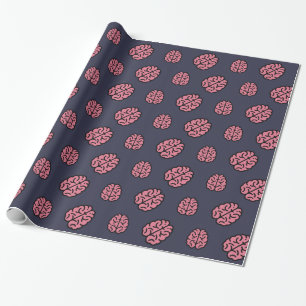 Great Minds Brain Pattern Cadeaupapier