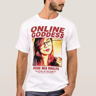 Great Model Mia Khalifa Awesome For Movie Fan T-shirt