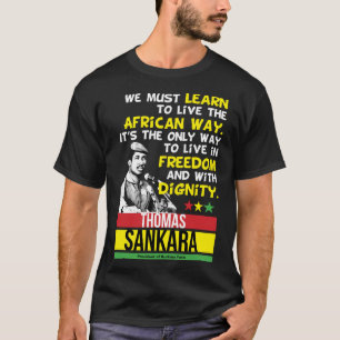 Great Model Thomas Afrianist Sankara Gifts Movie T-shirt