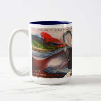 GREAT MOTHER MARCH "Love me but leave me wild" Mug Tweekleurige Koffiemok