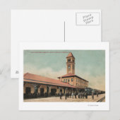 Great Northern Railroad Depot Briefkaart (Voorkant / Achterkant)