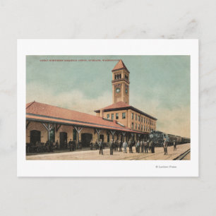 Great Northern Railroad Depot Briefkaart