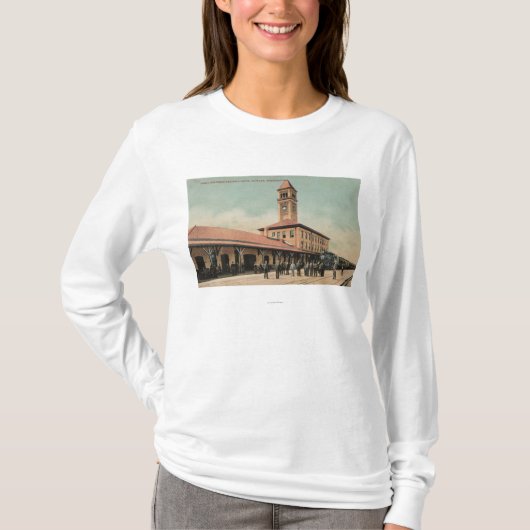 Great Northern Railroad Depot T-shirt (Voorkant)