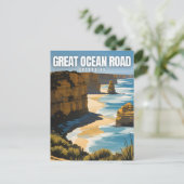 Great Ocean Road Briefkaart (Staand voorkant)