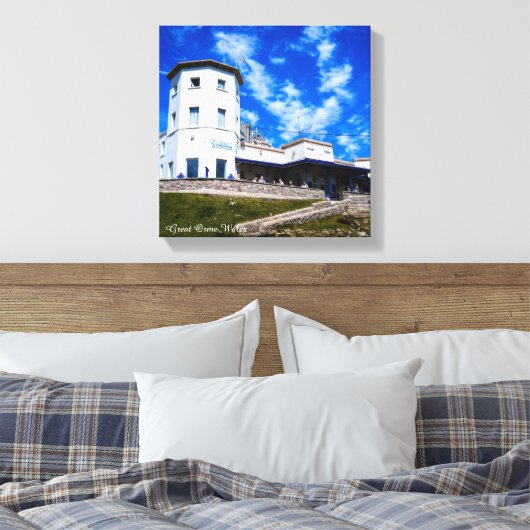 Great Orme Wales. Canvas Afdruk (Insitu (Slaapkamer))