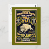 Great Pawnee Bill 1903 - Wilde West Briefkaart (Voorkant / Achterkant)