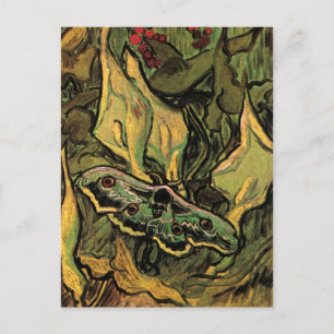 Great Peacock Moth door Vincent van Gogh Briefkaart