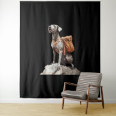 Great Pitbull Dane Wandkleed (In situ)