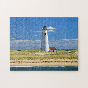 Great Point Lighthouse Nantucket MA Jigzaag Puzzle Legpuzzel