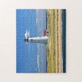 Great Point Lighthouse Nantucket MA Jigzaag Puzzle Legpuzzel (Verticaal)