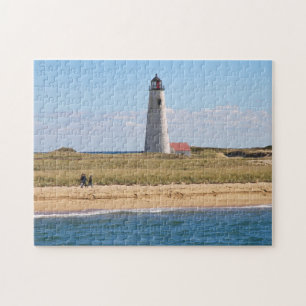 Great Point Lighthouse Nantucket MA Jigzaag Puzzle Legpuzzel
