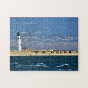 Great Point Lighthouse Nantucket MA Jigzaag Puzzle Legpuzzel
