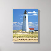 Great Point Lighthouse Nantucket MA Wrapped Canvas (Voorkant)