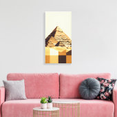 Great Pyramid of Giza Canvas Afdruk (Insitu (Woonkamer))