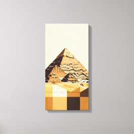Great Pyramid of Giza Canvas Afdruk