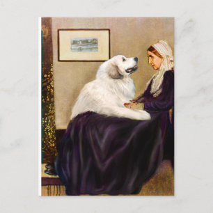 Great Pyrenees 2 - Moeder van Whistler Briefkaart