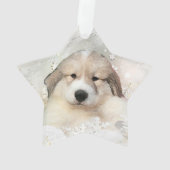 Great Pyrenees Aquarelle Puppet Holiday (dos)