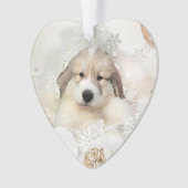 Great Pyrenees Aquarelle Puppet Holiday (devant)