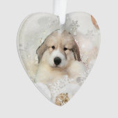 Great Pyrenees Aquarelle Puppet Holiday (devant)
