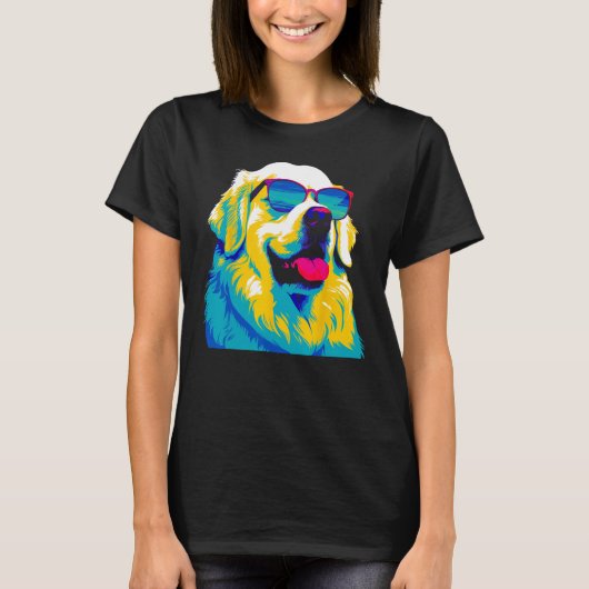 Great Pyrenees Dog Sunglasses T-shirt (Voorkant)
