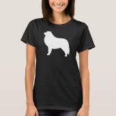 Great Pyrenees Hondenras Silhouette T-shirt (Voorkant)