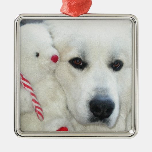 Great Pyrenees Ornament (Voorkant)