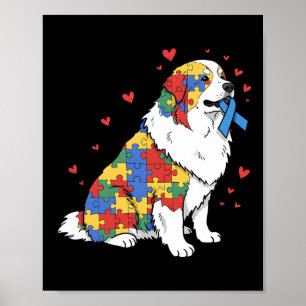 Great Pyrenees Puzzel Autisme Bewustzijn Autistisc Poster