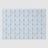 Great Pyrenees Tissue Paper in Blue Tissuepapier (Voorkant)