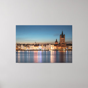 Great Saint Martin Church Keulen Canvas Afdruk
