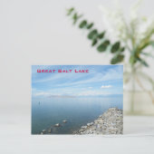 Great Salt Lake Briefkaart (Staand voorkant)