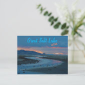Great Salt Lake Landscape, Utah Briefkaart (Staand voorkant)